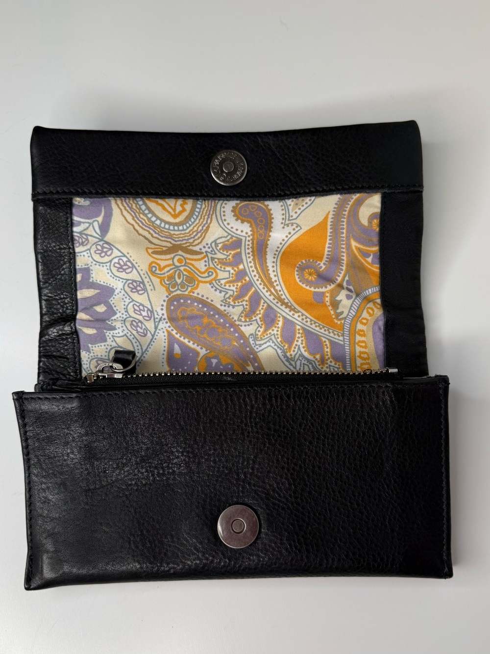 Latico Leather Wallet with Multicolor Heart Embroidery - Picture 4 of 5